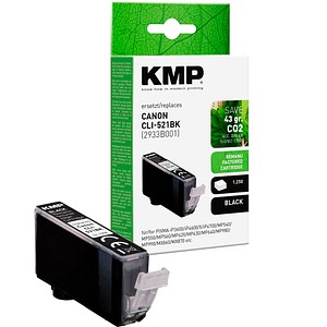 4011324000832 -  schwarz Druckerpatrone kompatibel zu Canon CLI-521 BK