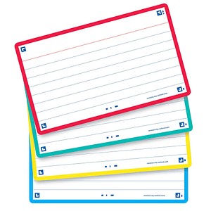 3020120159201 - Karteikarten 400137329 FLASH 20 gelb rot türkis mint A7 liniert 250g  3020120159201 80 Stück 3020120159201 - Karteikarten 400137329 FLASH 20 gelb rot türkis mint A7 liniert 250g  3020120159201 80 Stück