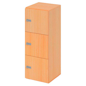 4032062314203 - HAMMERBACHER Schließfachschrank buche V234L3 6 6 ZS 3 Schließfächer 400 x 420 x 1100 cm