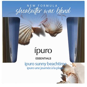 ipuro Duftkerze Sunny Beachtime blau Sunny Beach, 1 St.