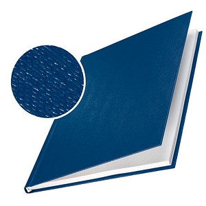 LEITZ Buchbindemappen blau Hardcover für 106 - 140 Blatt DIN A4, 10 St.