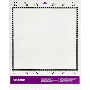 brother CADXMATSTD12 Schneidematte für Schneideplotter normal klebend 305 x 305 mm (12 x 12 Zoll) für 0,3 - 1,5 mm dicke