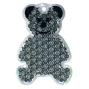 Reflektor-Anhänger Bär transparent
