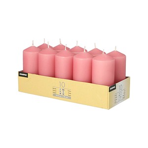 4002911179130 - Stumpenkerzen 17913 rosa 90x40mm (HxØ) ca 9 Stunden Brenndauer 4002911179130 10 Stück