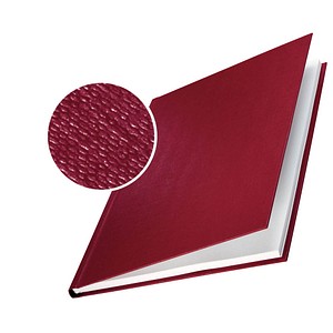 LEITZ Buchbindemappen rot Hardcover für 71 - 105 Blatt DIN A4, 10 St.