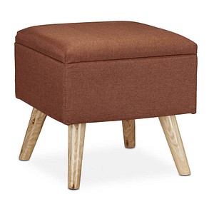 relaxdays Hocker mit Stauraum 10029605_93 braun