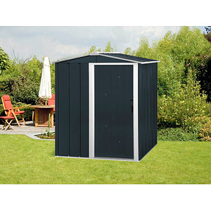 0638801600510 - Duramax Metall Gartenhaus 163x112 Geräteschuppen Garten Gerätehaus Schiebetür H 182 x B 163 x T 112 cm Metall 0638801600510 - Duramax Metall Gartenhaus 163x112 Geräteschuppen Garten Gerätehaus Schiebetür H 182 x B 163 x T 112 cm Metall