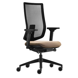 4049694007625 - Bürostuhl sedo pro light 2 creme schwarz   schwarz mit Armlehnen bis 130kg 4049694007625 Sedus