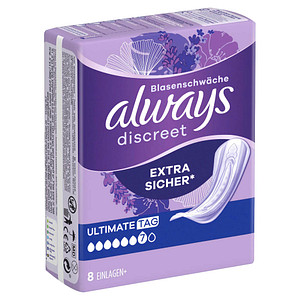 8700216179133 - Slipeinlagen discreet Extra Sicher Ultimate Tag 8700216179133 always 8 Stück 8700216179133 - Slipeinlagen discreet Extra Sicher Ultimate Tag 8700216179133 always 8 Stück