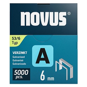 4009729080344 - 5000 novus Tackerklammern 53 6 Feindraht 53 6