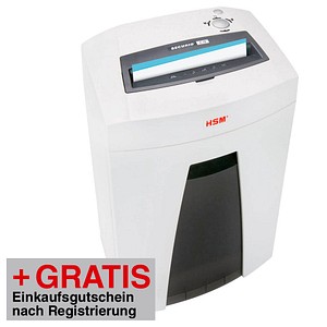 AKTION: HSM SECURIO C18 Aktenvernichter mit Partikelschnitt + GRATIS Einkaufsgutschein "BestChoice", 40,- Euro nach Registrierung