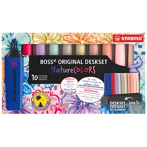 4006381624428 - STABILO BOSS Original Deskset Wildflower Edition Textmarker farbsortiert 10 St 4006381624428 - STABILO BOSS Original Deskset Wildflower Edition Textmarker farbsortiert 10 St