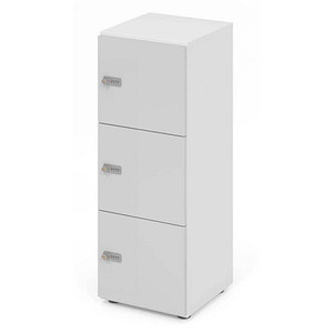 4032062314302 - HAMMERBACHER Schließfachschrank weiß lichtgrau V234L3 W 5 ZS 3 Schließfächer 400 x 420 x 1100 cm 4032062314302 - HAMMERBACHER Schließfachschrank weiß lichtgrau V234L3 W 5 ZS 3 Schließfächer 400 x 420 x 1100 cm
