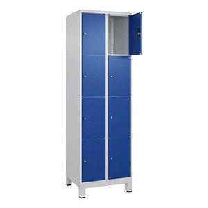 4066681680333 - Schließfachschrank Classic Plus enzianblau lichtgrau 080010-204 S10003 8 Schließfächer 600 x 500 x 1950 cm 4066681680333 CP 4066681680333 - Schließfachschrank Classic Plus enzianblau lichtgrau 080010-204 S10003 8 Schließfächer 600 x 500 x 1950 cm 4066681680333 CP