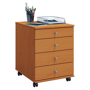 Lona Rollcontainer buche 4 Auszüge