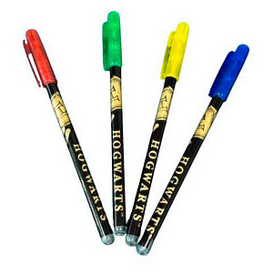 BlueSky Harry Potter Gelschreiber-Set schwarz, Schreibfarbe: farbsortiert 5056563712640 BlueSky 4 Stück
