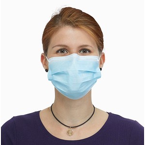 50 St. BBE SOLUTIONS Mundschutz 3-lagig, Einweg EN 14683 Typ II R