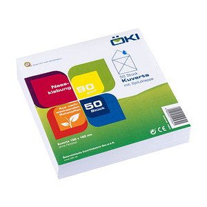 9002222145621 - Briefumschlag 45624 quadratisch ohne Fenster nassklebend 90g weiß 9002222145621 50 Stück 9002222145621 - Briefumschlag 45624 quadratisch ohne Fenster nassklebend 90g weiß 9002222145621 50 Stück