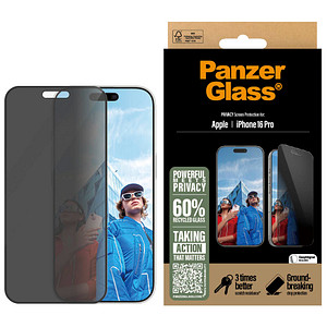 PanzerGlass™ Privacy Display-Blickschutzglas für Apple iPhone 16 Pro