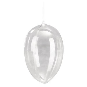 4006166998638 - Plastik-Figur transparent Ei 2-tlg 14 cm Ø 140 cm