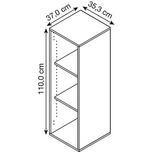 4051814414060 - Holzregal stehend platzsparender Aktenschrank Maße ca H 110 x B 35 x T 37 cm Elegantes Regal Büroregal – Lona I 3f 4051814414060 - Holzregal stehend platzsparender Aktenschrank Maße ca H 110 x B 35 x T 37 cm Elegantes Regal Büroregal – Lona I 3f
