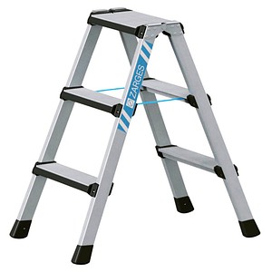 4003866414321 - Comfortstep b Stehleiter mit gepolsterter Stufen-Vorderkante 2x3 Stufen - Zarges