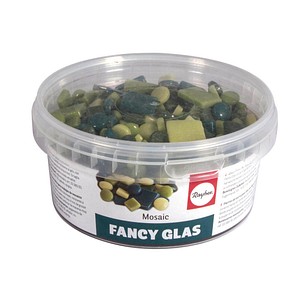 Mosaiksteine Fancy Glas grün 1 Pack