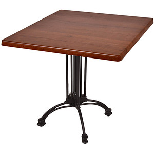 4041908126870 - MORENA Bistrotisch Holz dunkelbraun 800 x 800 x 740 cm 4041908126870 Garden Pleasure