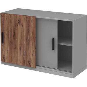 4059484223838 - röhr Schiebetürenschrank quantum 180 2D6 6120-85-R1 grau eiche 1 Fachboden 1200 x 419 x 765 cm 4059484223838 - röhr Schiebetürenschrank quantum 180 2D6 6120-85-R1 grau eiche 1 Fachboden 1200 x 419 x 765 cm