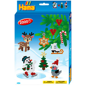 0028178034375 - Bügelperlen midi Weihnachten Geschenkpackung Durchmesser Bügelperle midi 50 mm - 1 Stück (00003437)