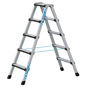 4003866414345 - Zarges - Comfortstep b Stehleiter mit gepolsterter Stufen-Vorderkante 2x5 Stufen