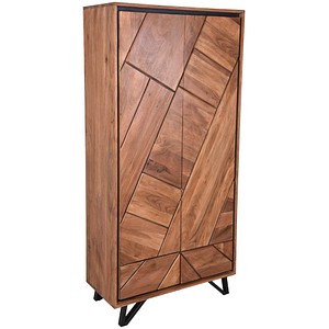 4041908137708 - Aktenschrank AMBALA 304112 akazie 3 Fachböden 900 x 400 x 1810 cm 4041908137708 Garden Pleasure