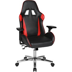 Speed Chair 2 chrom Gaming Stuhl schwarz Kunstleder