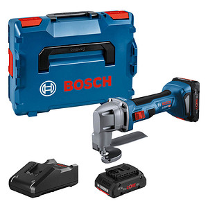 4059952646831 - AKTION BOSCH Professional GSC 18V-16 E Akku-Blechschere 180 V mit 2 Akkus + GRATIS Bosch-Prämie mit Prämie nach Registrierung