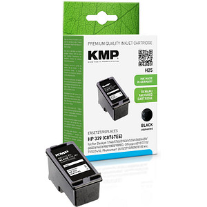 KMP H25 schwarz Tintenpatrone ersetzt HP 339 (C8767E) KMP H25 schwarz Tintenpatrone ersetzt HP 339 (C8767E)