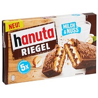 5 hanuta Riegel (Milch & Nuss) 5 hanuta Riegel (Milch & Nuss)
