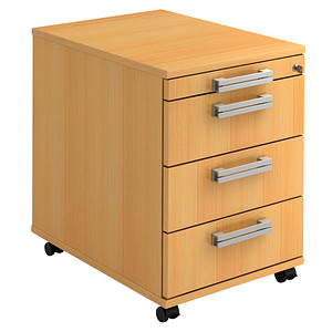 HAMMERBACHER AC30 Rollcontainer buche 4 Auszüge 42,8 x 58,0 x 59,0 cm