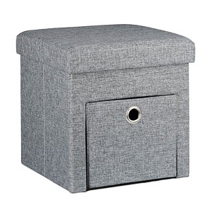 4052025965129 - Hocker mit Stauraum 10020369_111 grau 4052025965129 relaxday