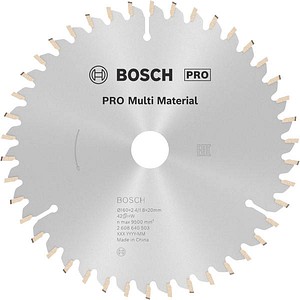 3165140192934 - - Bosch Professional 1x Kreissägeblatt Multi Material (für Multimaterial Sägeblatt ø 160 x 24 x 20 mm 42 Zähne Zubehör Kreissäge)