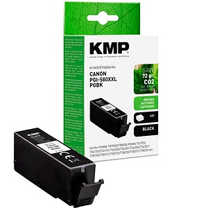4011324001105 - schwarz Druckerpatrone kompatibel zu Canon PGI-580XXL PGBK 4011324001105 KMP 4011324001105 - schwarz Druckerpatrone kompatibel zu Canon PGI-580XXL PGBK 4011324001105 KMP