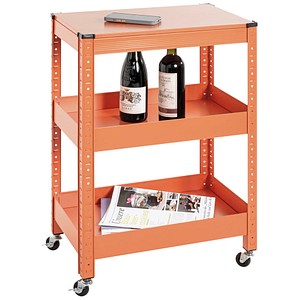 HAKU Möbel Servierwagen orange 50,0 x 32,0 x 75,0 cm