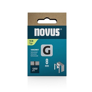 4009729081396 - 1200 novus Tackerklammern 11 8 Flachdraht 11 8