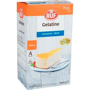 RUF Gemahlene Gelatine - 1 kg - Weiß