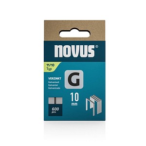 4009729081426 - 600 novus Tackerklammern 11 10 Flachdraht 11 10