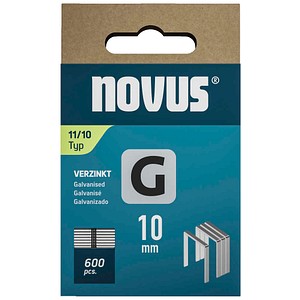 4009729081426 - 600 novus Tackerklammern 11 10 Flachdraht 11 10