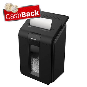 AKTION: Fellowes AutoMax 100M Aktenvernichter mit Partikelschnitt und CashBack
