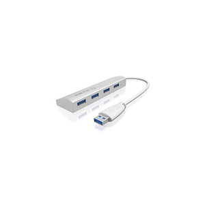 RaidSonic ICY BOX® USB-Hub IB-AC6401 4-fach silber