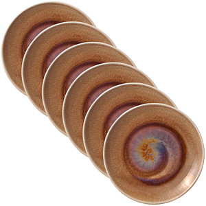 4029793461542 - 6 HEART & SOUL Teller Perfect Match Oyster braun 210 cm 4029793461542 HEART & SOUL 6 Stück