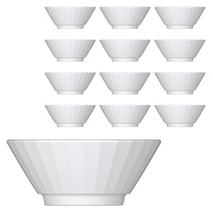 BAUSCHER Schalen EDGE weiß 0,37 l, 6 St.