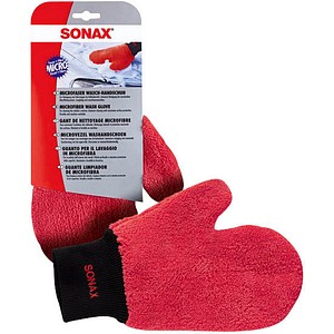 4064700428201 - Microfaser Waschhandschuh - Anzahl 1x - rot - Sonax